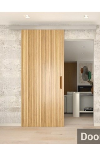 Elegance Wood Premium Surface-Mounted Sliding Door System Easy Kit  for developers| DoorHub UAE